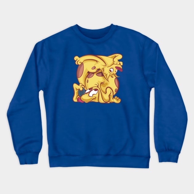 catdog Crewneck Sweatshirt by majanation